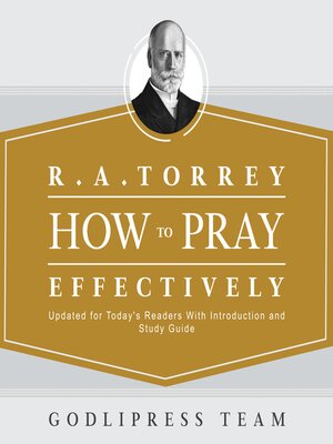 cover image of R. A. Torrey How to Pray Effectively
